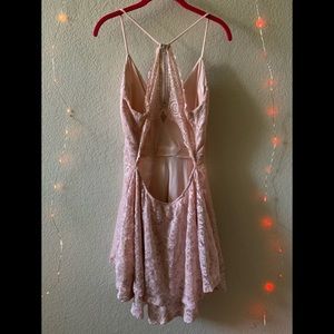 Pink sparkly formal dress